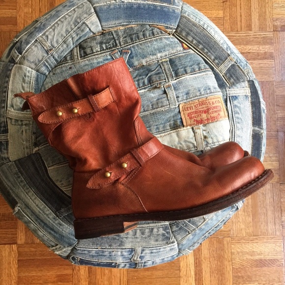 rag and bone brown leather ankle boots SZ 38 / US - Picture 2 of 7